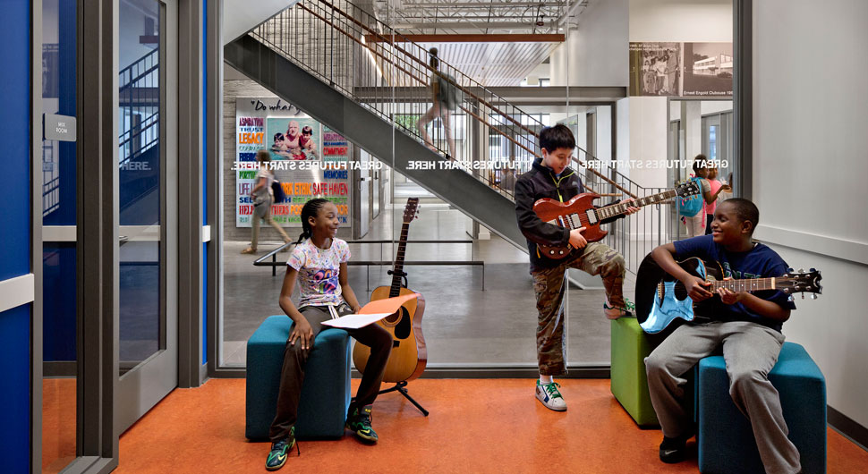 BOYS AND GIRLS CLUB OF SAN FRANCISCO AND DON FISHER CLUBHOUSE,    Architect: TEF Design