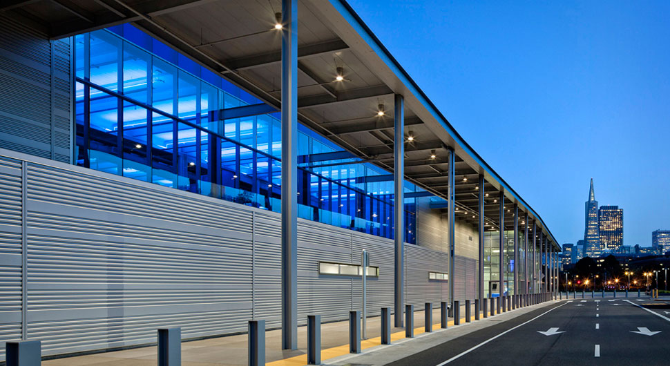 JAMES R. HERMAN CRUISE TERMINAL AT PIER 27,    Architects: Pfau Long Architecture, KMD Architects