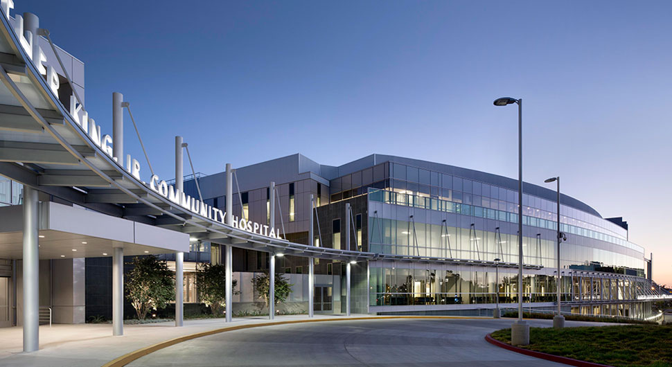 MARTIN LUTHER KING JR. COMMUNITY HOSPITAL,     Architects: HMC Architects