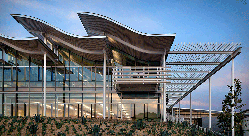 NEWPORT BEACH CITY HALL,    Architect: Bohlin Cywinski Jackson