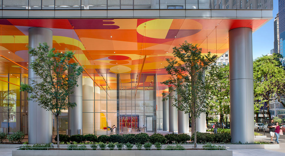 SHIRLEY RYAN ABILITY LAB,    Architects: HDR and Gensler, in association with Clive Wilkinson Architects and EGG Office. Environmental Graphics: EGG Office