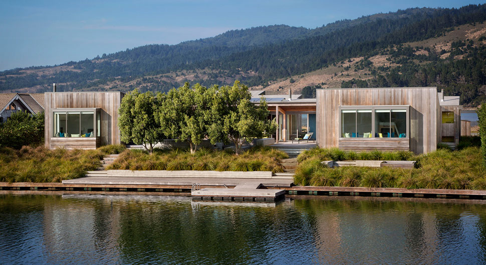 STINSON BEACH LAGOON RESIDENCE,   Architect: Turnbull Griffin Haesloop