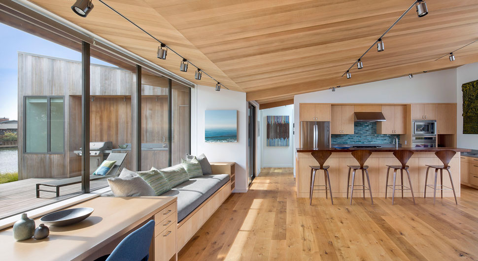 STINSON BEACH LAGOON RESIDENCE,   Architect: Turnbull Griffin Haesloop